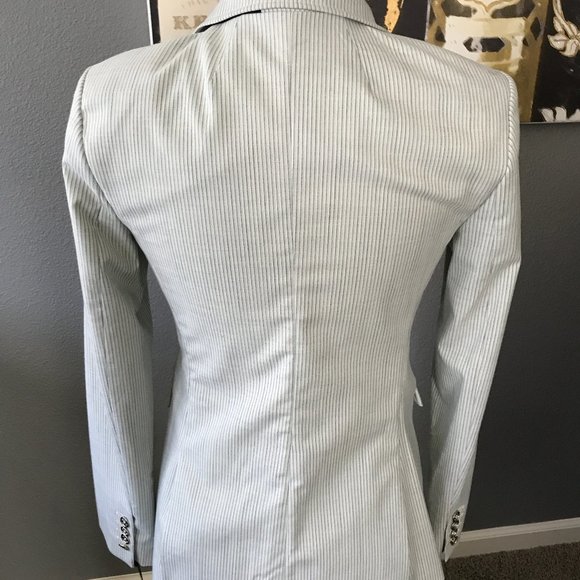 Tommy Hilfiger Blue Pinstripe Blazer - Picture 2 of 4